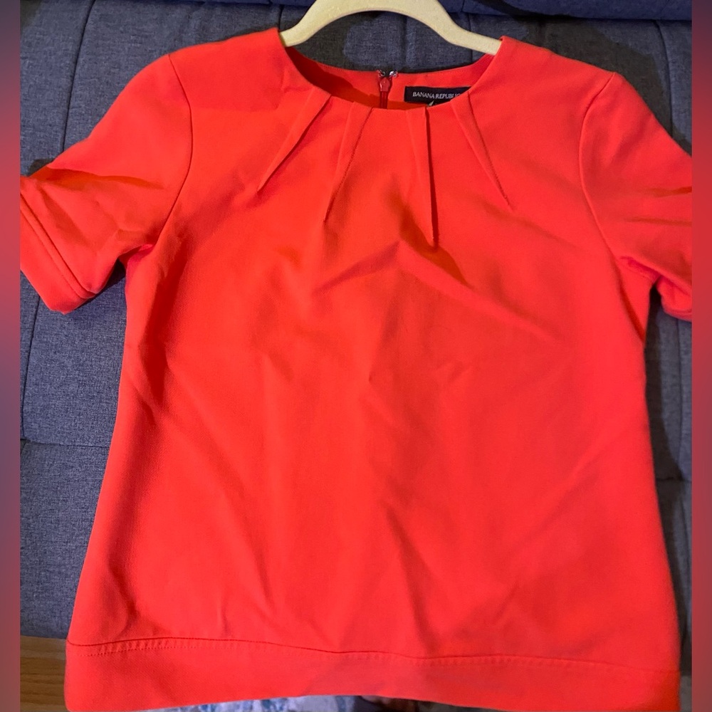 Coral colored top